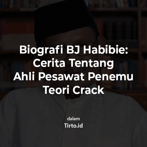 Biografi BJ Habibie: Cerita Tentang Ahli Pesawat Penemu Teori Crack