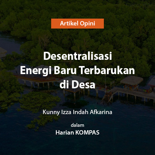 Desentralisasi Energi Baru Terbarukan di Desa